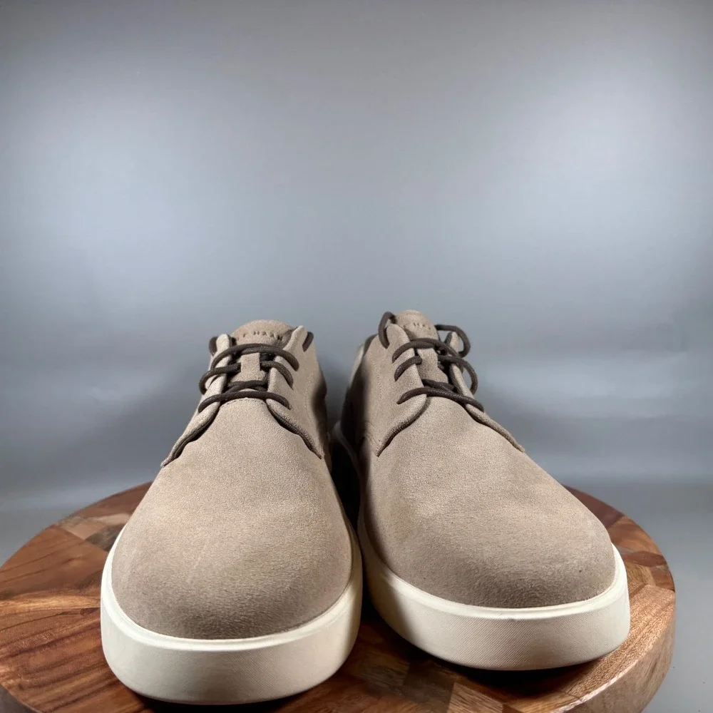 Cole Haan GrandSeries Mens 13M Tan Suede Oxford Sneakers C40147 Business Casual
